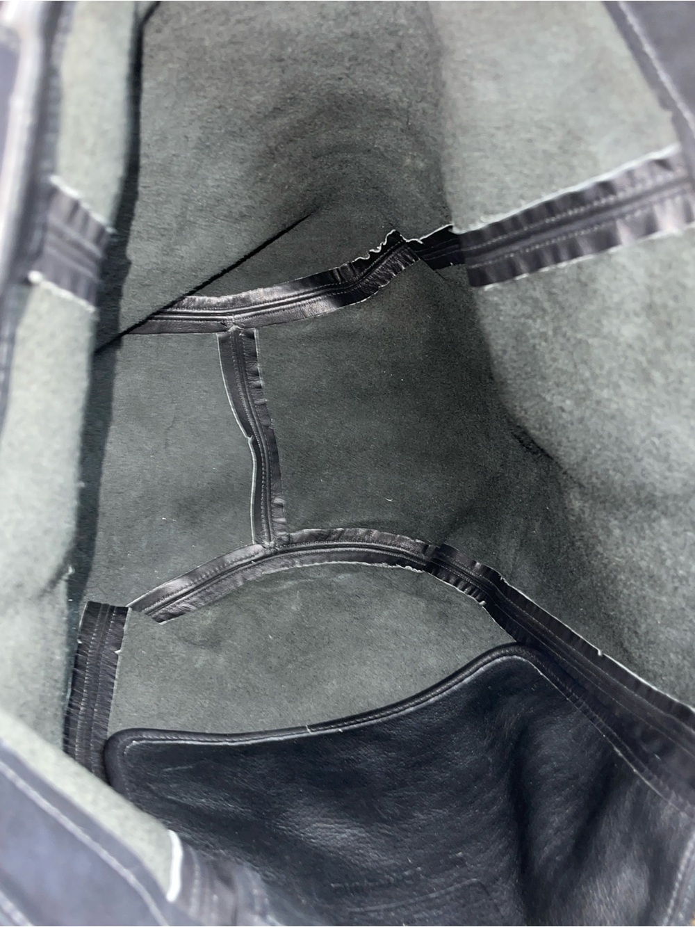 Coach 5DH-4082 Vintage 90s Black Glove Tanned Leather Tote Bag made in the USA - Picture 8 of 11